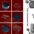 thumbnail image 3 of LHCER Air Fryer Accessories Parts Less Fat Fryer Accessories Set Beef For Pizza Pancakes Make French Fries, 3 of 8
