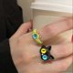 thumbnail image 2 of Cartoon Mini-monster Casts Rings Adorable Adjustable Finger Accessories for Daily Wear, 2 of 5