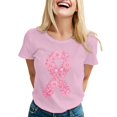 thumbnail image 2 of Women's Graphic Print Crew Neck Tee Lightweight Breathable T-shirt Lovely Active Accomplished, 2 of 4