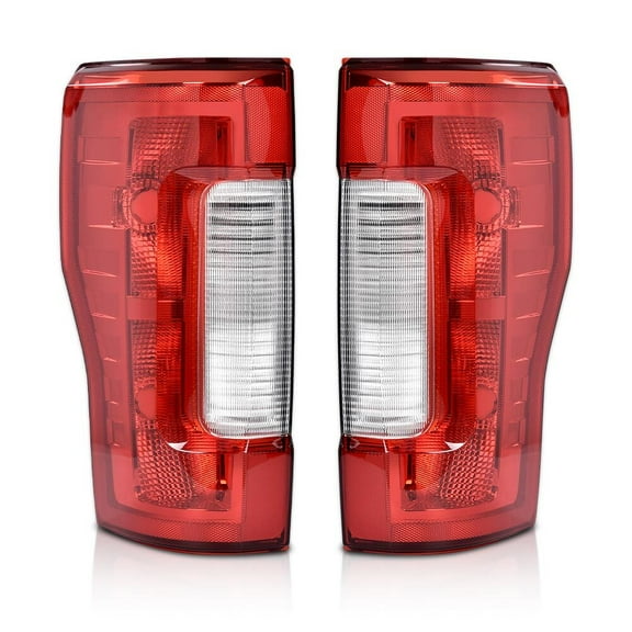 WaiRitoday Pair Tail Lights Brake Lamps LH & RH Fit For 2017-2019 Ford F250 F350 Super Duty