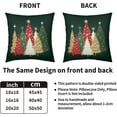 thumbnail image 4 of Christmas Pillow Covers 18X18 Set of 2, Red Xmas Tree Winter Decorative Throw Pillowcases Holiday Outdoor Farmhouse Seasonal Cushion Cases Couch Sofa Bed Decor, 4 of 6
