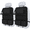 Black, variant on 2 Pack Car Backseat Organizer with Tray and Storage Pockets