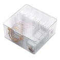 thumbnail image 2 of Antioxidant Jewelry Storage Box Earrings Necklace Finger Ring Transparent Organizer Container, 2 of 5