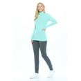thumbnail image 4 of ACTIVE UNIFORMS Women's Long Sleeve Turtle-Neck T-Shirt Under Scrub (Aqua, X-Large), 4 of 5