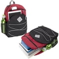 thumbnail image 5 of Adventure Trails 24 Pack Two Tone Multipocket Bungee Cord Backpacks in Male Color Pack 2, 5 of 8