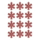 thumbnail image 2 of 12PCS Christmas Creatives Colorful Snowflakes Christmas Tree Decoration Pendants Desktop Atmospheres Decorations, 2 of 6