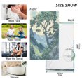 thumbnail image 6 of Yayeee 2 Pack Hand Towels for Bathroom 100% Cotton 16" x 28" Soft Absorbent Kitchen Towel, Retro Tree, 6 of 7