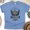 CarolinaBlue, variant on Religious Graphic Tee with Cross and Crown Design for Men and Women, White, Size M