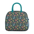 thumbnail image 2 of Womens DarkGreen Cartoon Dinosaurs Pattern Lunch Box for Work,Insulated Lunch Bag for Women,Loncheras Para Mujer,Leakproof Adult Lunch Bag for Work,Beach,Travel,Picnic,Camping, 2 of 7