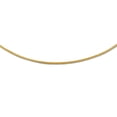 thumbnail image 1 of Leslie's Real 14kt Yellow Gold 1.2mm Detachable Clasp Omega Necklace; 18 inch; for Adults and Teens; for Women and Men, 1 of 3