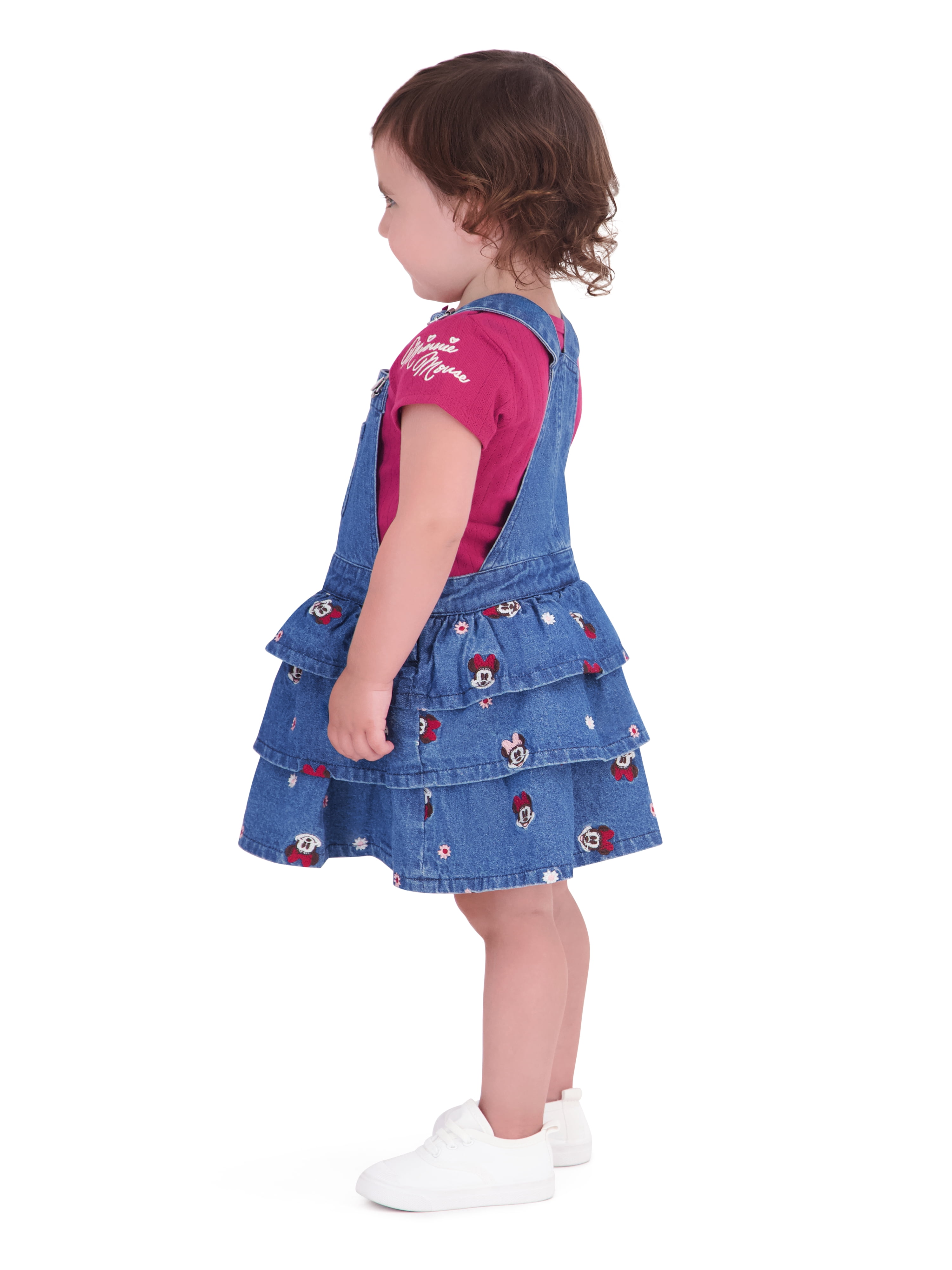 Minnie Mouse Baby Girl 2 Piece Jumper Set, Sizes 0-24 Months