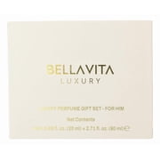 BELLAVITA Luxury Perfume Gift Set for Men, Mens Cologne Gift Sets, 4 pc