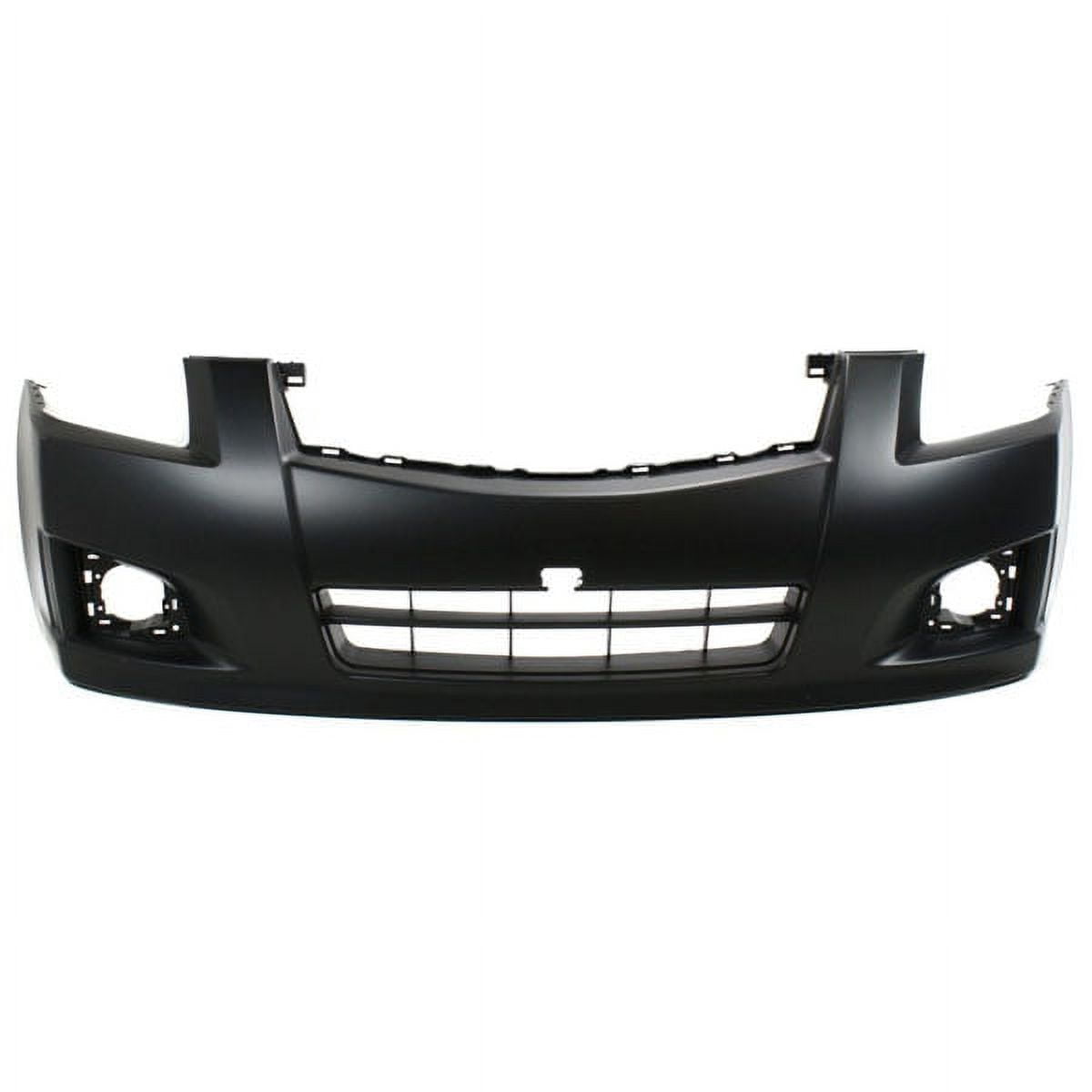 Front Upper Bumper Grille For 2019-2021 Nissan Altima - Black/Chrome Honeycomb Style