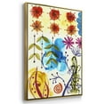 thumbnail image 3 of Flower Power II Framed Premium Gallery Wrapped Canvas - Ready to Hang - 27 x 41 - Gold Floating Frame, 3 of 9