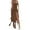 Brown, variant on Summer Dresses for Women Off Shoulder Bust Wrap Skimming Irregular Solid Color Tube Top Hip Hugging Sundresses For Women