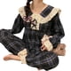 thumbnail image 1 of Conjunto de pijama de manga larga, conjunto de pijama a cuadros para mujer Ropa de dormir para mujer Conjunto de pijama a cuadros para mujer Experiencia incomparable, 1 of 9