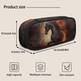 thumbnail image 7 of HUIACONG Fire Dark Horse Kids Backpack 4-IN-1 Set for Boys Girls 6-12 School Book Bag with Detachable Lunch Box Pencil Case Water Bottle Holder Lightweight, 7 of 7