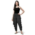 thumbnail image 5 of Stylesindia Womens Loose Fit Rayon Dhoti Pant Patiala Slawar Bottom Harem Pants Free Size (26 Inch to 38 Inch) (US, Alpha, One Size, Regular, Regular, Beige), 5 of 13