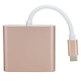 thumbnail image 1 of USB C Adpater 3.1 3 en 1 Hub Converter Dock Interfaz multimedia de alta definición 4KRose Gold, 1 of 5
