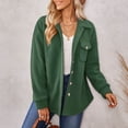 thumbnail image 5 of Vedolay Blazer Jackets for Women Plus Size Long Sleeve Open Front Draped Blazer Jacket Green,S, 5 of 5