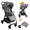 Lightweight-GRAY, variant on EaseBaby Lightweight Foldable Baby Stroller,Compact Travel Pushchair, Infant Carriage with Cup Holder & Rain Cover, for 0-36 Months,Unisex,PINK