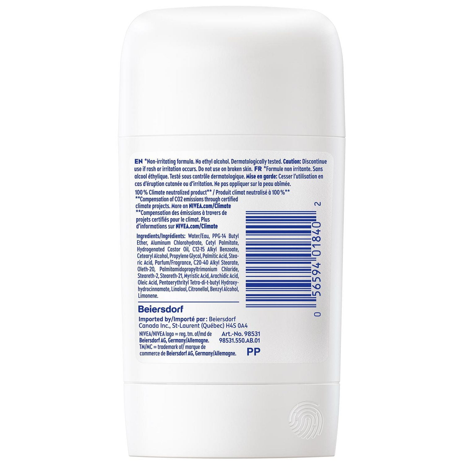 NIVEA Black & White Invisible Water Lily Anti-Perspirant Stick