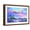 Brown Frame, variant on Art.com Abstract Oil Painting Landscape Background. Colorful Yellow and Purple Sky. Oil Painting Outdoor La Art Print by pluie_r, 18" x 12"