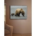 thumbnail image 2 of Mama & Baby Grizzly Canvas Print, 2 of 4