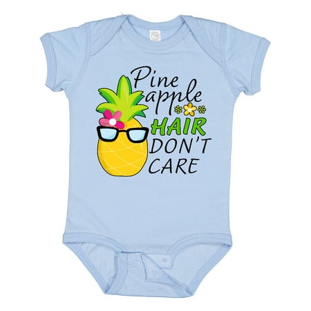 

Inktastic Pineapple Hair Dont Care Gift Baby Boy or Baby Girl Bodysuit