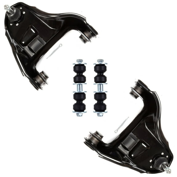 SCITOO 4pcs Front Suspension Kit Upper Control Arm Sway Bar Link Fit 1995-2005 For Chevy Blazer 4WD 1999-2001 Blazer 1995-2003 For Chevy S10 1995-2004 For GMC Jimmy 1995-2003 Sonoma 4WD