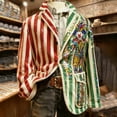 thumbnail image 5 of CONZONE Carnival Mens Corduroy Blazer Casual Suit Jacket for Men Funny Clown Embroidery Two Buttons Elegant Slim Fit Dress Jacket for Performance,Prom,Wedding, 5 of 5