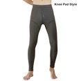 thumbnail image 4 of Mallas térmicas para hombre, Color sólido grueso, suave, cómodo, Otoño Invierno, hogar, oficina, ropa interior para dormir, pantalones para Prendas para la parte inferior del cuerpo Negro Gris Tipo 1 Minnieouse AP013673-05, 4 of 6