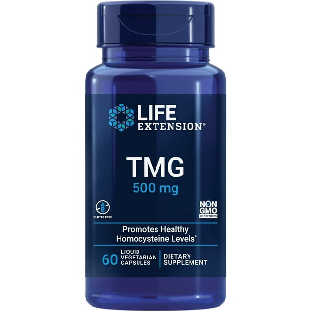Life Extension | TMG, 500 mg, 60 cápsulas. Suplemento alimenticio