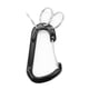 thumbnail image 4 of Mosquetón multifuncional de aleación de aluminio, bloqueo de montañismo, hebilla D, accesorio para exteriores, negro, 4 of 8