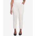 thumbnail image 4 of Women's Alfred Dunner Cuffed Ankle Ponte Pants Color: Stone Size: LARGE, 4 of 6