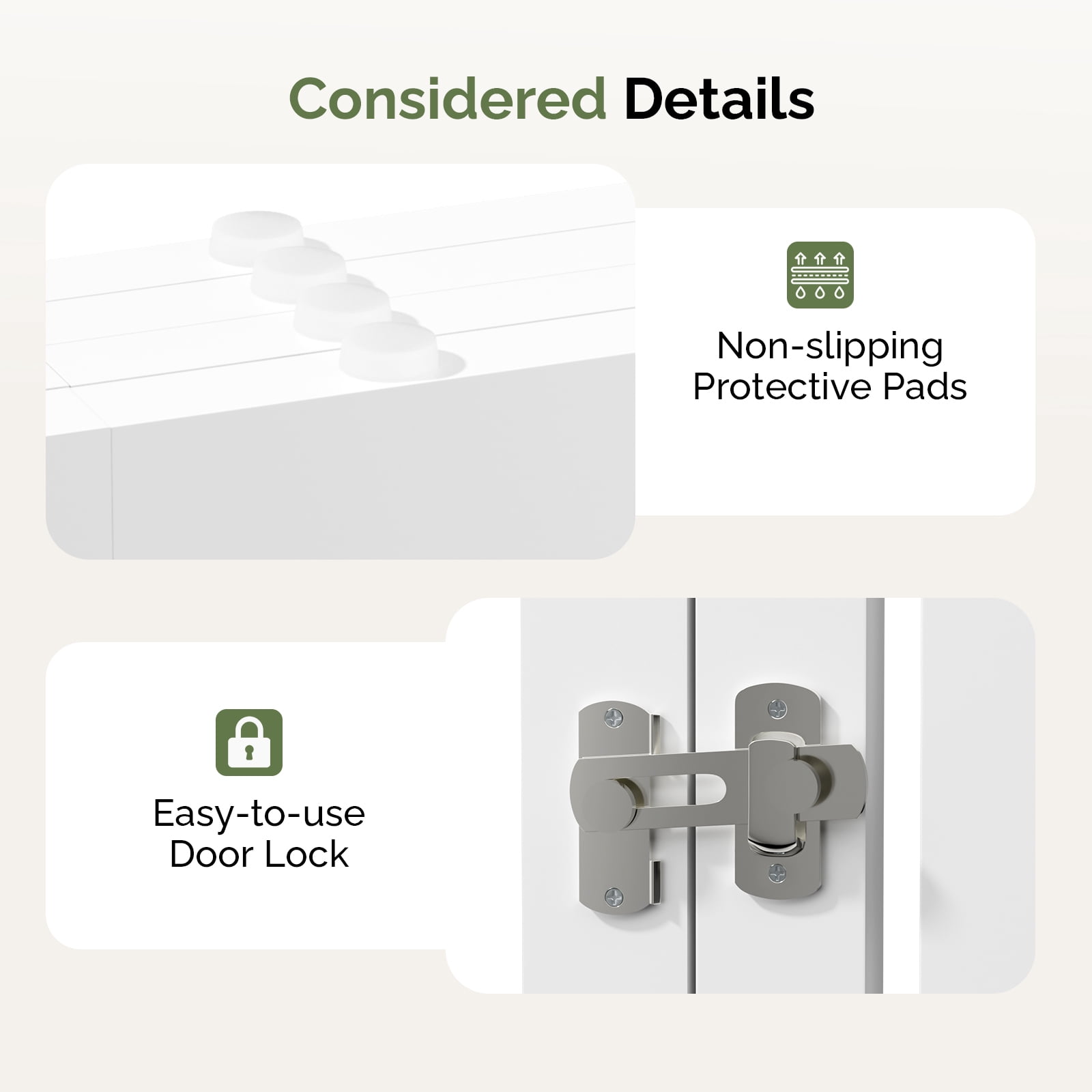UBesGoo 4-Panel Adjustable Dog Gate, Freestanding No-Drill Safety Fence for Baby & Pet, White