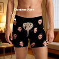 thumbnail image 2 of Valentines Mens Underwear Funny Wife Face Comfortable Underwear Shorts Valentines Day Underpants Black S, 2 of 7