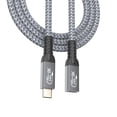 thumbnail image 6 of 20cm Male to Female USB C Charging Cable Wire 40Gbps Data Line 8K Video Support 240W Safe Charging Technology, 6 of 9