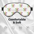thumbnail image 3 of Goofa Mardi Gras Carnival1 Printed Sleep Eye Mask for Men Women, Zero Eye Pressure Sleeping Mask, Light Blocking Night Blindfold, Soft Eye Shade Cover, 3 of 7