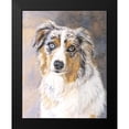 thumbnail image 2 of Fagan, Edie 12x14 Black Modern Framed Museum Art Print Titled - Maddie Australian Shepherd, 2 of 5