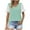 Mint Green, variant on Blouses for Women Dressy Casual Summer Tops Lace Short Sleeve Shirts Business Casual T Shirts Beach Vacation Clothes