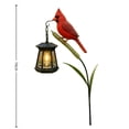 thumbnail image 3 of Cardinal Solar Light, A Beautiful Garden Light that Feels Full of Life, Outdoor Stake Yard Decor, Red Bird Lantern, Gift for Mom, 2 Pack, 3 of 7