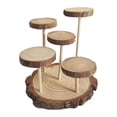 thumbnail image 2 of MERIGLARE Wood Display Riser Home Decor Storage Shelf for Cosmetic Accessories Perfume 5 Platforms, 2 of 9