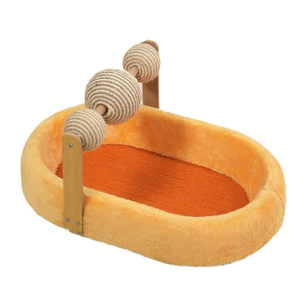Tabla rascadora para gatos Almohadilla rascadora para gatos Suministros para mascotas Almohadilla rascadora con garras para moler Naranja