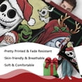 thumbnail image 3 of Christmas Flannel Blanket, Xmas Santa Monster Witch Throw Blanket Gifts for Kids Men Women, Funny Holiday Soft Blanket for Bedding Sofa 50 x 60 Inch, 3 of 7