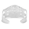 thumbnail image 2 of Montana Silversmiths Women's Courage And Strength Feather Cut-Out Cuff Bracelet Silver One Size, 2 of 3