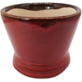 thumbnail image 2 of India Meets India Ceramic Indoor Outdoor Planter Flower Pot Handicraft by Awarded Indian Artisan (Red), 2 of 5