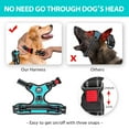 thumbnail image 5 of PoyPet Dog Harness No Pull,Adjustable Soft Padded Pet Vest with Easy Control Handle,No Choke Reflective Front Dog Harness for Small Medium Large Dogs,Mint Blue M, 5 of 9