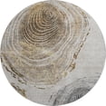 thumbnail image 2 of Addison Rugs Mayfield Washable Transitional Woodgrain Taupe Round Rug, 8' x 8', 2 of 5