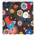 thumbnail image 3 of Ambesonne Fine Art Shower Curtain, Psychedelic Floral Pattern, 69"Wx75"L, Multicolor, 3 of 3